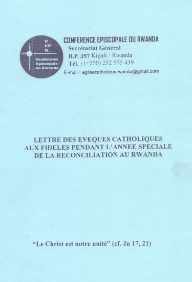 2018 : Année spéciale de Réconciliation au Rwanda